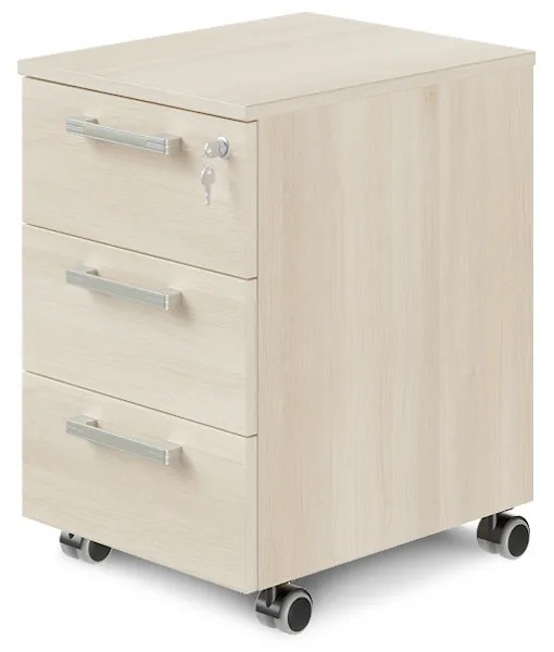 Mobilný kontajner TopOffice Premium 40,8 x 50,4 cm, agát svetlý