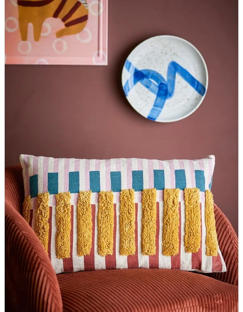 Bavlnený dekoračný vankúš 40x60 cm Lane – Bloomingville