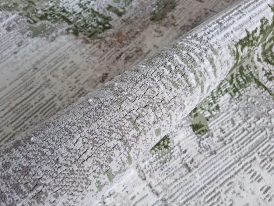 DC Koberec Exclusive 167 krémová zelená Rozmer: 140×190 cm