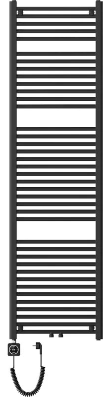 Mexen Mars, elektrické vykurovacie teleso 1800 x 500 mm, 900 W, čierna, W110-1800-500-6900-70