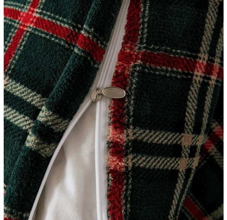 Sada mikroplyšových obliečok GLENMOORE zelené + obliečka mikroplyš SOFT 90x200 cm biele, jednolôžko