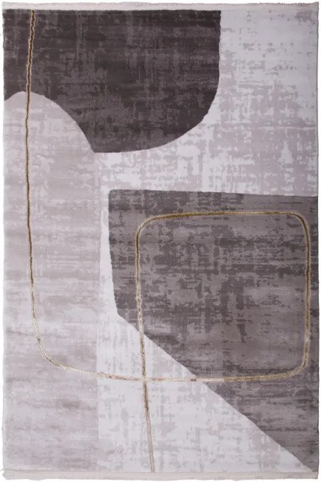 Koberec Galeria GL137E svetlohnedý / zlatý