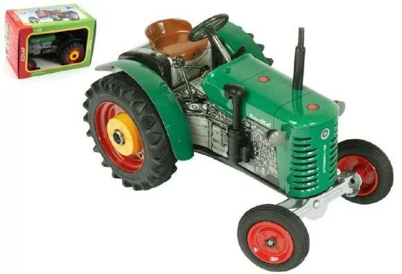 Traktor Zetor 25A zelený na klíček kov 15cm 1:25 v krabičce Kovap