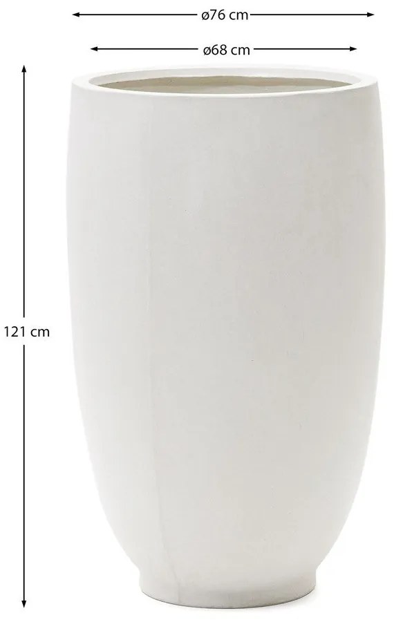 Kvetináč z cementu ø 75 cm Aiguablava – Kave Home