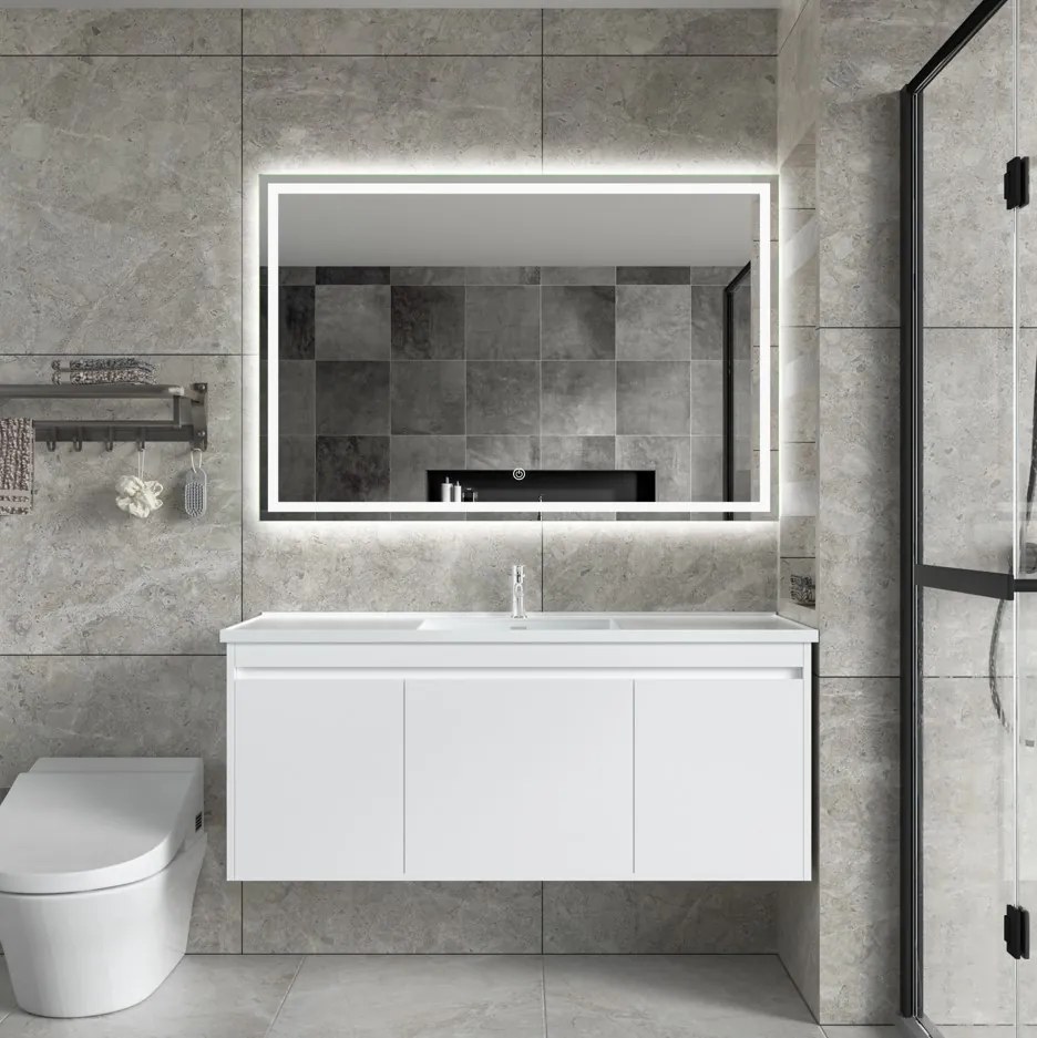 Erga Harper, LED zrkadlo 120x80cm, 3105 lm, 6500K, predné/zadné osvetlenie, ERG-V01-113-1280-00