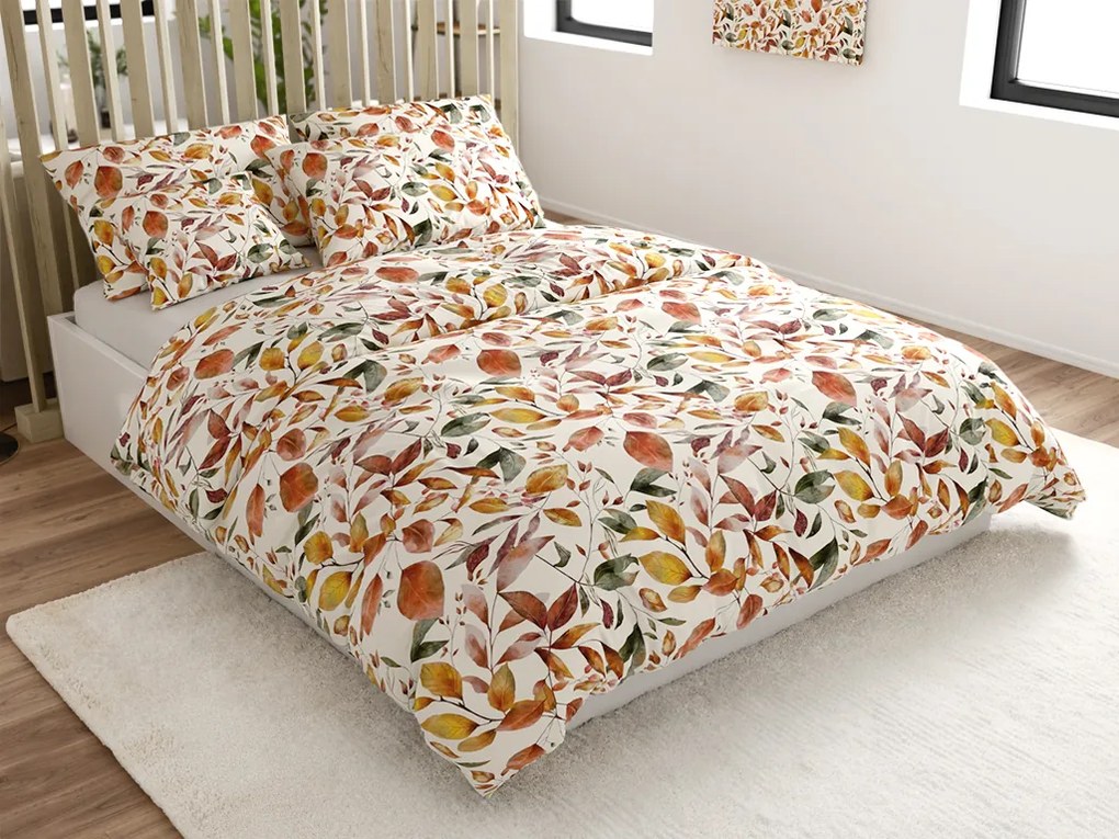 Obliečky z mikrovlákna AUTUMN LEAVES farebné Rozmer obliečky: 70 x 90 cm | 140 x 220 cm