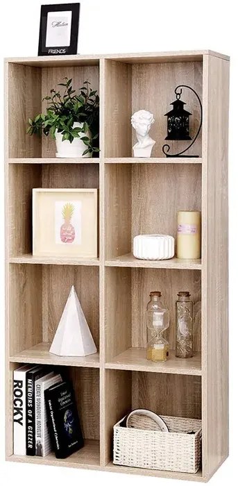 Regál Vasagle Borny 65 cm dub prírodný