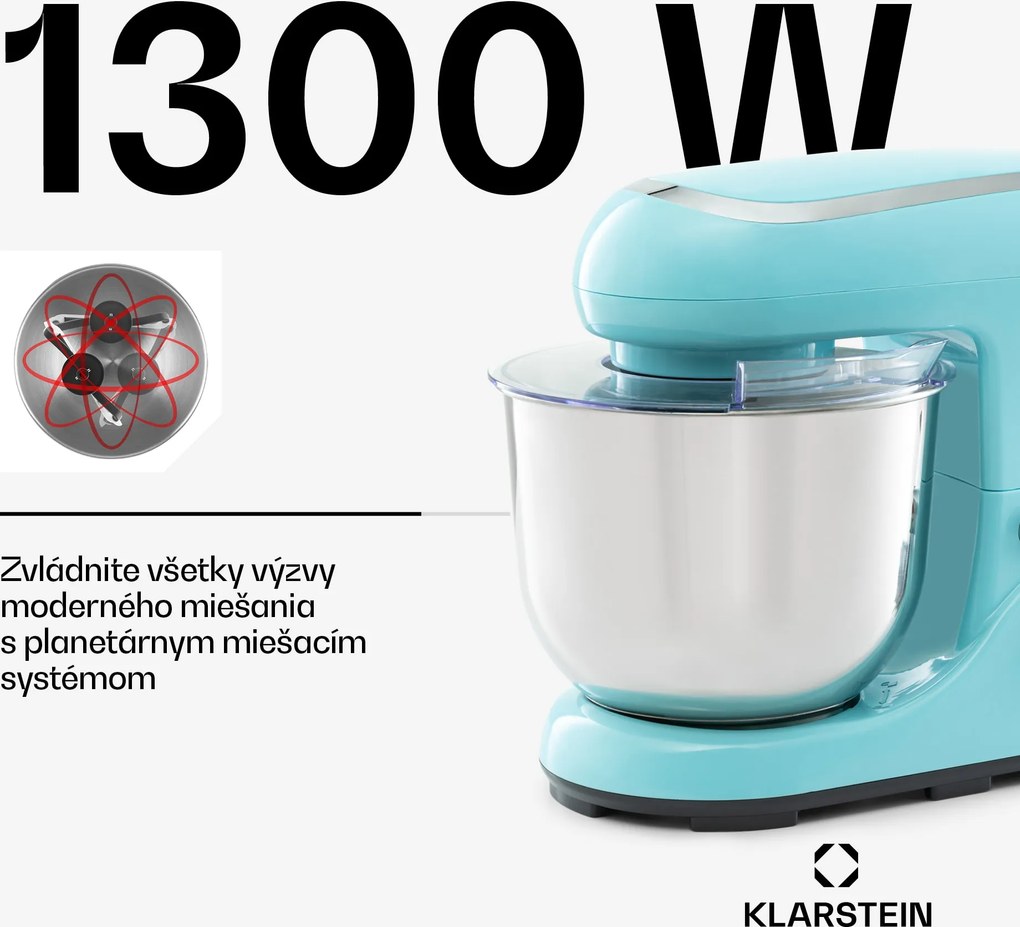 Klarstein Bella Pico 2G, kuchynský robot, 1300 W, 1,7 PS, 6 stupňov, 5 l