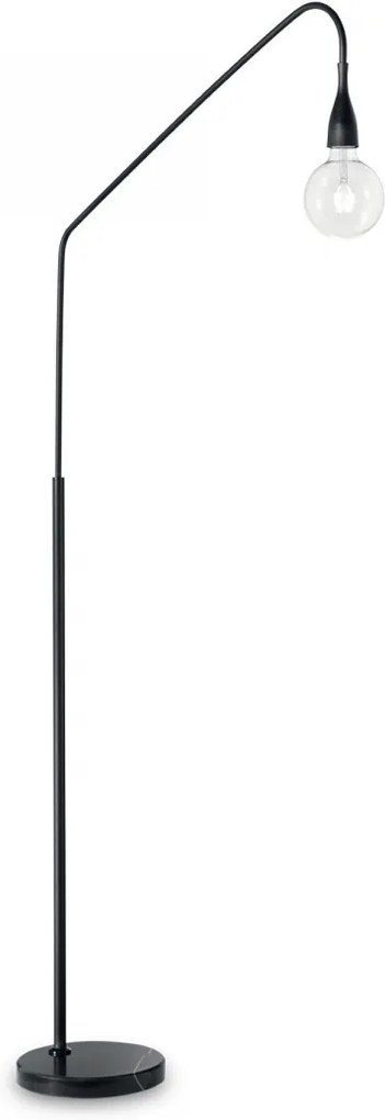 Ideal Lux 163369 stojaca lampa Minimal Nero 1x60W | E27