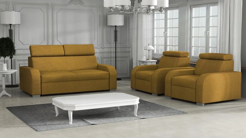 Sedacia súprava Losar 3 1 Lyseri 1 (kurkuma)