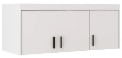Šatníková skriňa ELLENA 3D + zrkadlo, 190x133x53 cm, dub lefkas