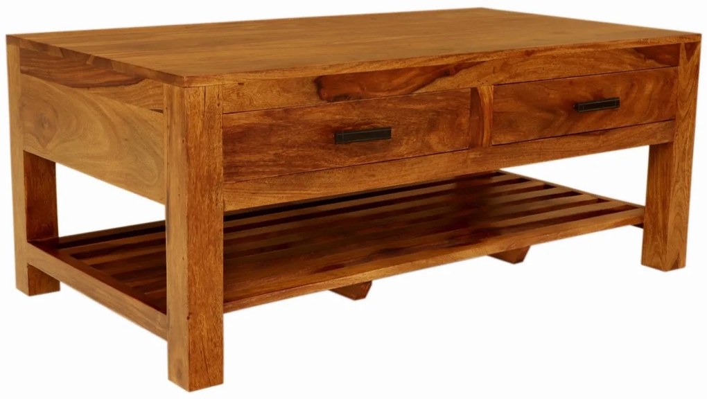 furniture-nabytek.cz - Konferenčný stolík drevený z masívu palisander 110x60x45