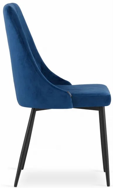 Set troch jedálenských stoličiek IMOLA granátové (čierne nohy) (3ks)