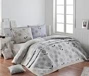Matějovský Prehoz na posteľ SILVIO, Bavlna+Polyester, 220x240cm, Svetlo sivá, Novinka