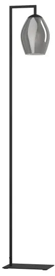 Eglo 390256 - Stojacia lampa ESTANYS 1xE27/40W/230V dymová