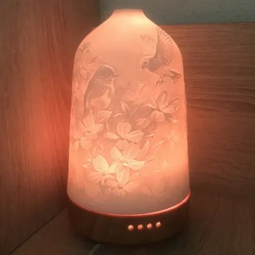 LED aroma difuzér ceramic lampa EDEN+