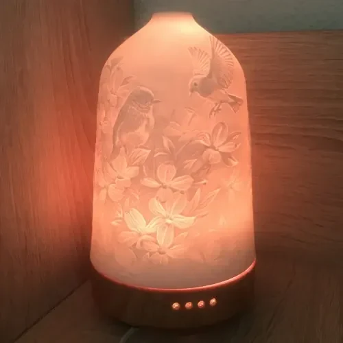 LED aroma difuzér ceramic lampa EDEN+
