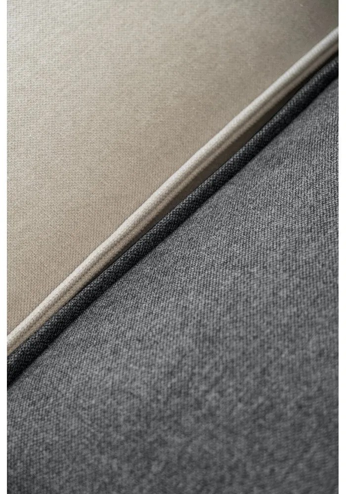 Sivý modul pohovky (variabilný) Flex Felix – Miuform