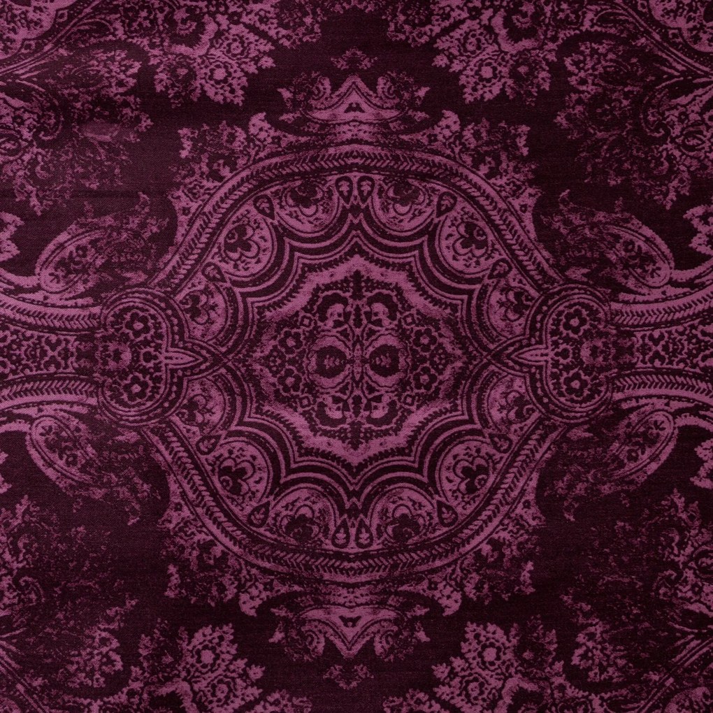 POSTEĽNÉ OBLIEČKY TERRA COLLECTION AVINION5 220X200 CM, 2KS 70X80 CM TMAVOFIALOVÁ