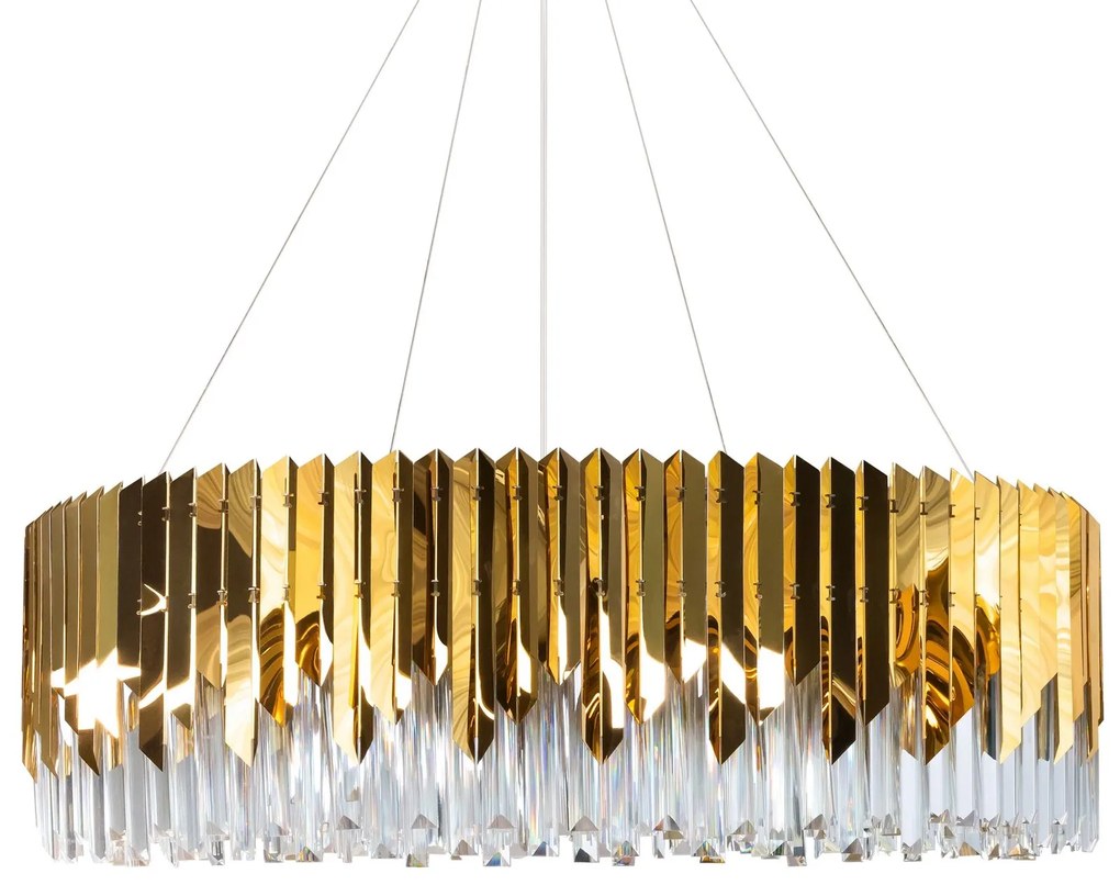 Dekoračná lampa EMILY 100x32 cm zlatá