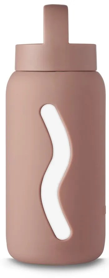 Svetlohnedá cestovná fľaša 500 ml Desert Rose – Muuki