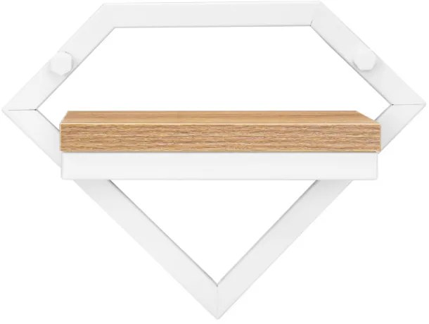 Nástenný stojan na kvety DORON biely