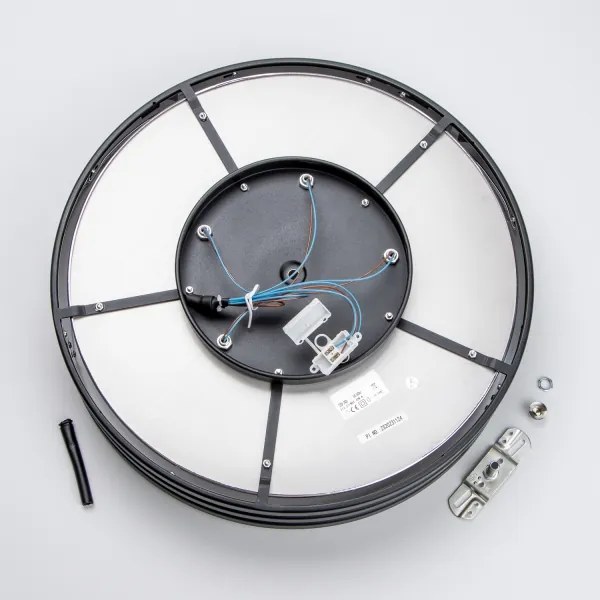 Brilagi - LED krištáľové stropné svietidlo VELURE 5xE14/40W/230V čierne