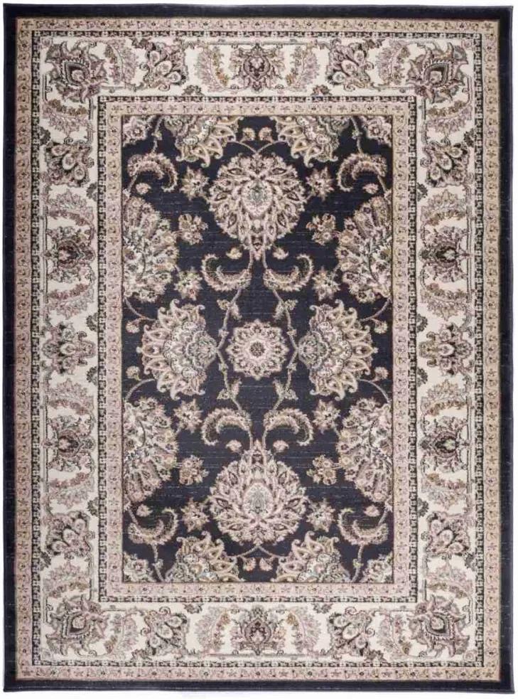 Kusový koberec klasický Devra antracitový, Velikosti 120x170cm