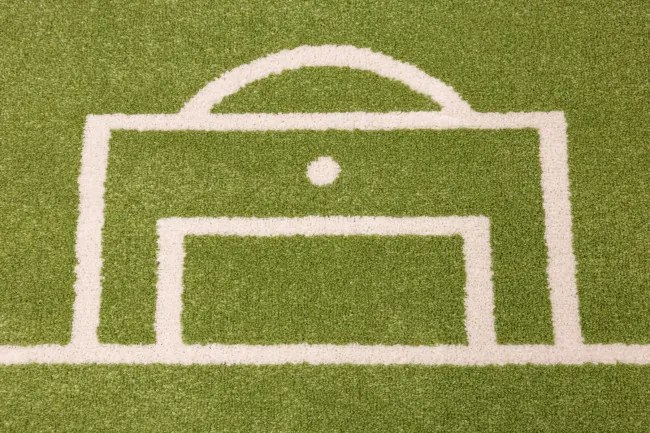 Koberec CLARA KIDS 02922A Ihrisko zelený / krémový