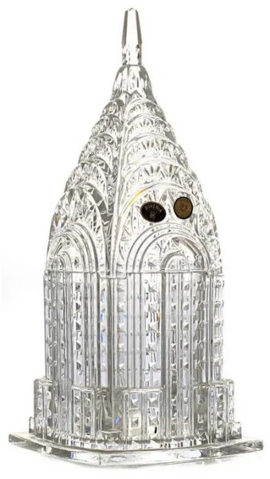 CRYSTALITE BOHEMIA KRIŠTÁĽOVÁ MISKA BOHEMIA EMPIRE STATE 30CM