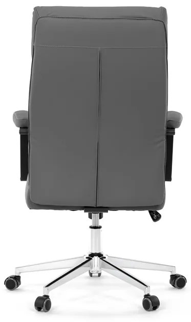 Autronic BONTEC Kancelárske kreslo, hojdací mechanizmus, šedá ekokoža, KA-D8104 GREY Farba: Béžová
