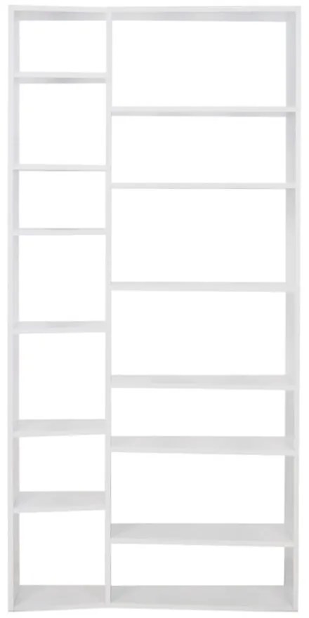 Biela knižnica 108x224 cm Valsa – TemaHome