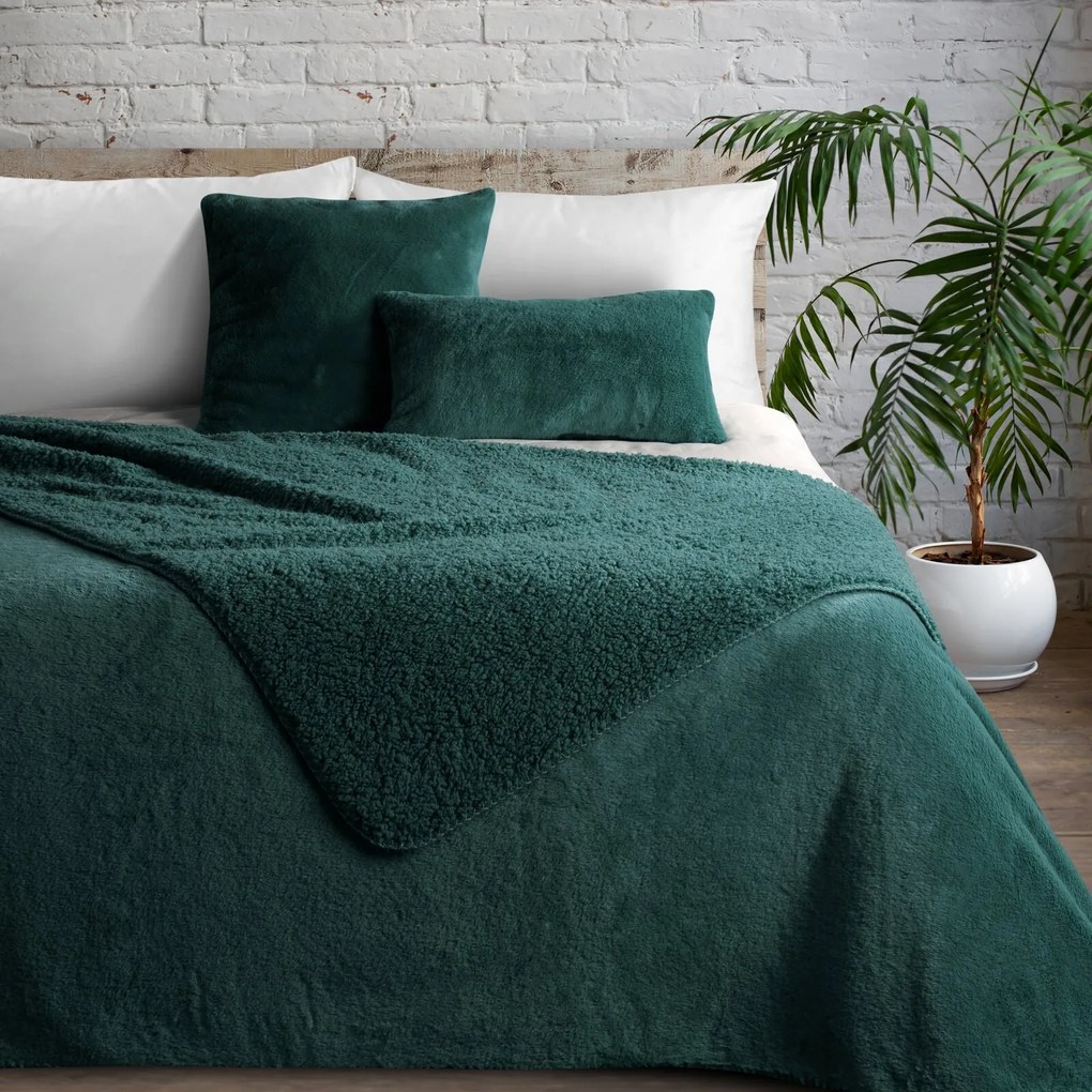 PREHOZ NA POSTEĽ NINA 170X210 CM TMAVOZELENÝ