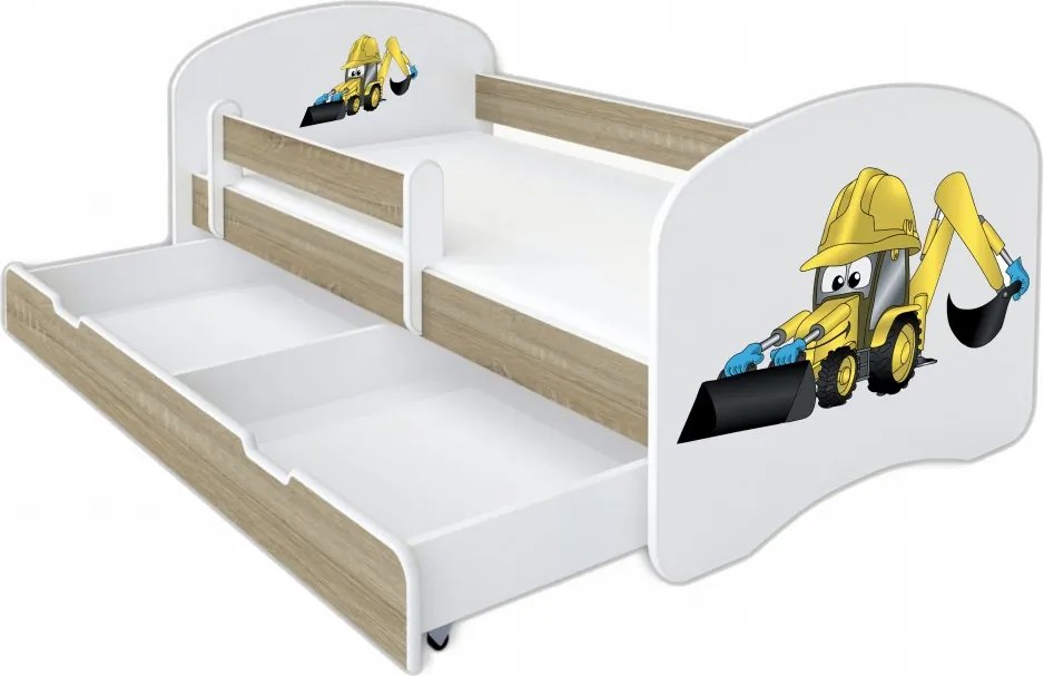 OR Detská posteľ pre chlapca Mery - báger Rozmer lôžka: 140x70