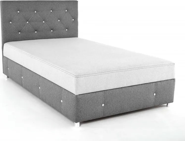Čalúnená postel KARO, 200x180 Šedá - vogue 14