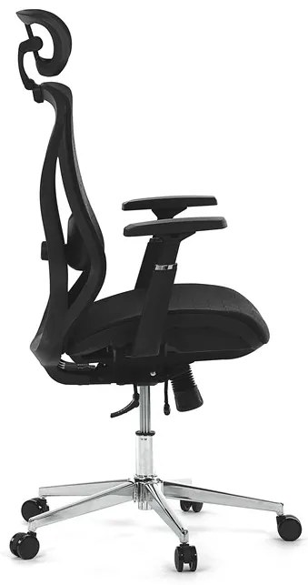 Autronic BONTEC Kancelárska stolička, synchrónny mechanizmus, čierna sieťovina, KA-S258 BK Farba: Čierna