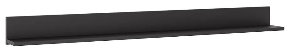 Nástenná polica FLOP čierna