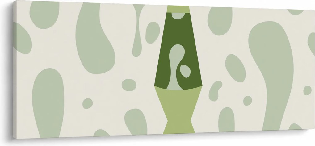 Obraz - Hippies, lávová lampa (120x50 cm)
