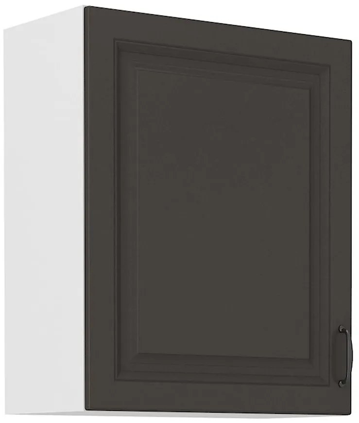 Kuchynská skrinka STILO grafit mat/biely 60g-72 1f