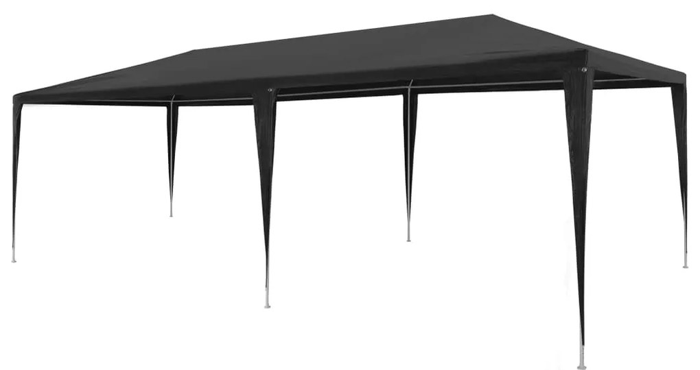 vidaXL Párty stan 3x6 m, PE, antracitový