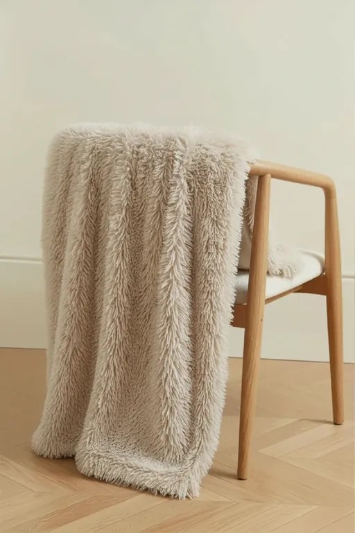Deka YETI svetlobéžová Rozmer: 70x150 cm