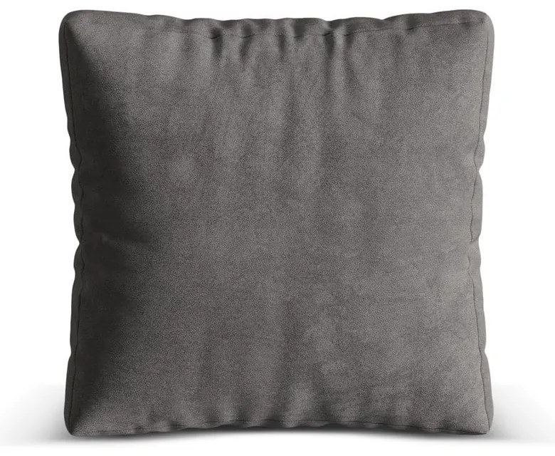 Sivý zamatový vankúš k modulárnej pohovke Martina – Micadoni