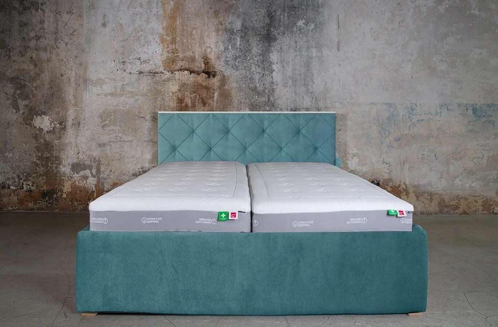Tropico TROPICO DEMONT CLASSIC - čalúnená posteľ 160 x 200 cm, celočalouněná + MDF doska