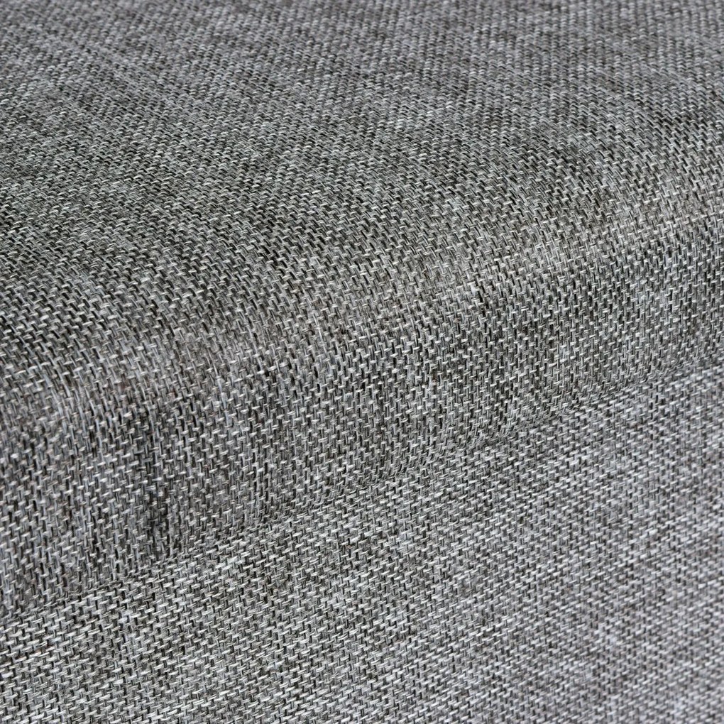 Taburet s úložným priestorom DIEGO XL sivý