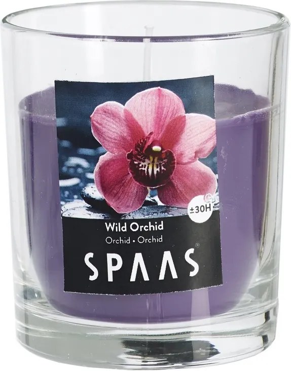 SPAAS Vonná sviečka v skle Wild Orchid, 7 cm