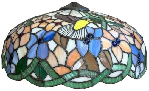 Lampa s retiazkami Tiffany SPRING Ø40*60 1221 sklíčok