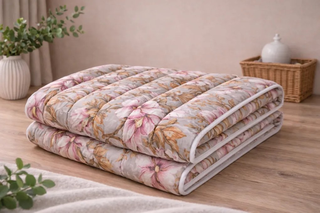 INTERMEDIC SK Celoročný paplón Flowers z mikrovlákna 140x200 cm