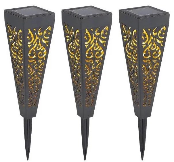 Globo 33578-3 - SADA 3x LED Solárna lampa LED/0,1W/3V IP44