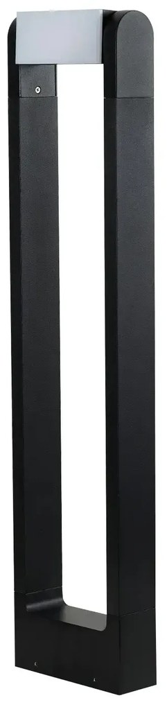 Vonkajšia stojaca lampa Frame čierna