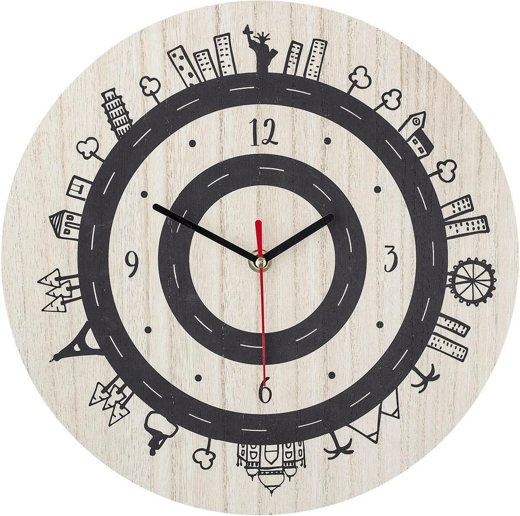 Bloomingville Detské nástenné hodiny Nature Clock